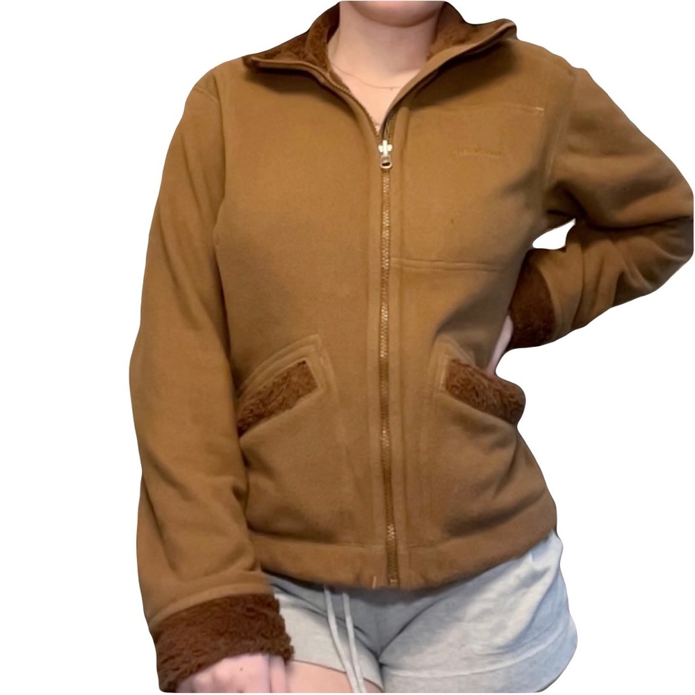Patagonia reversible brown fleece